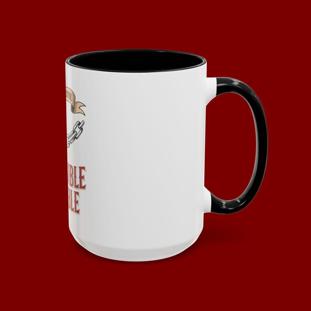 Accent Coffee Mug — "Faith Makes the Impossible Possible" Inspirational Ceramic Mug