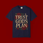 Trust God's Plan Floral T-Shirt — Inspirational Christian Tee