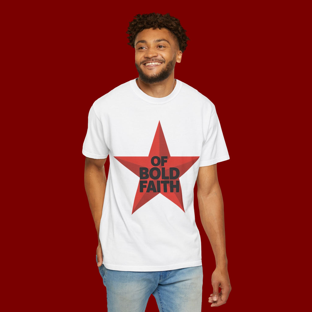 Bold Faith Star T-Shirt — "Of Bold Faith" Graphic Tee