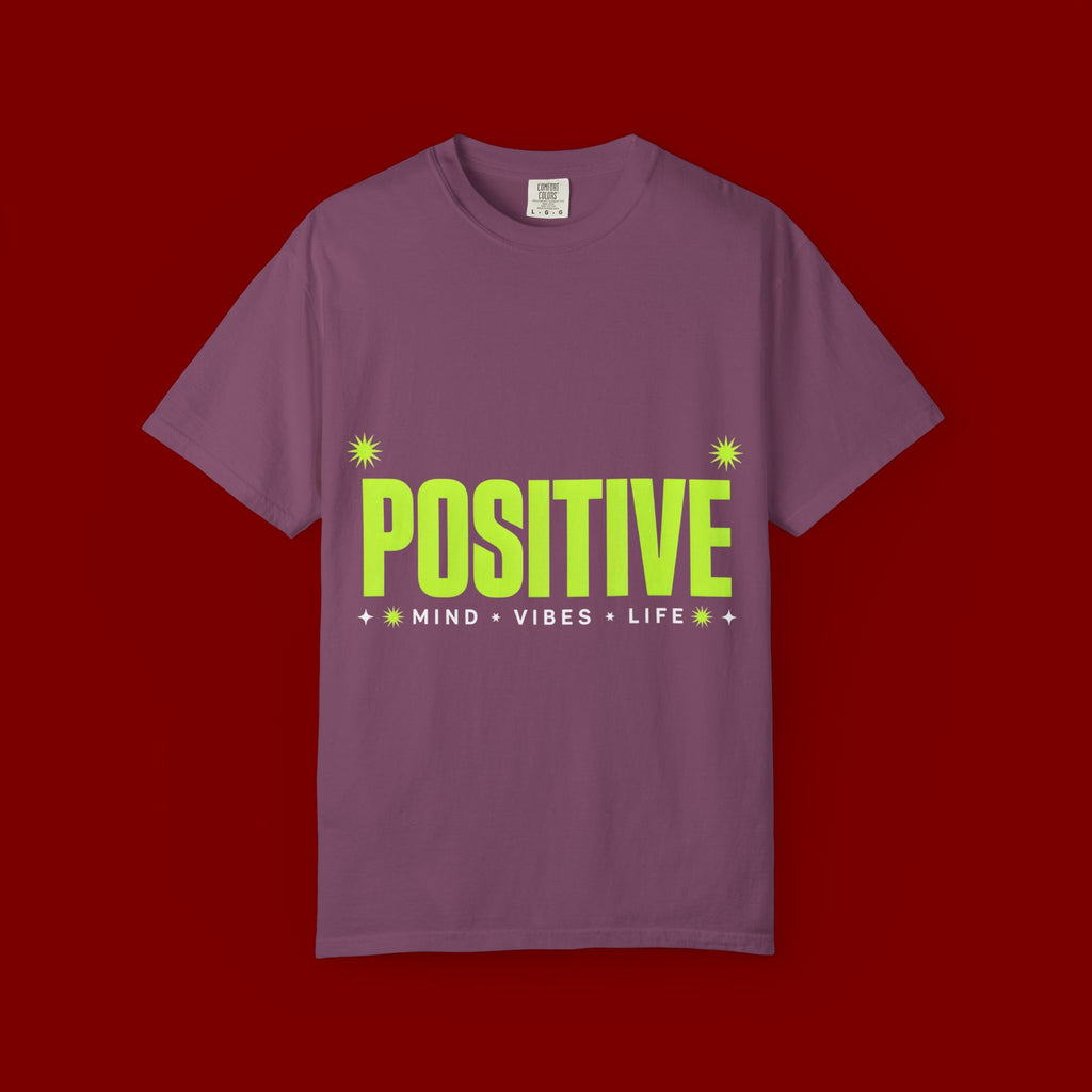Positive Mind Vibes T-Shirt — Graphic Motivational Tee