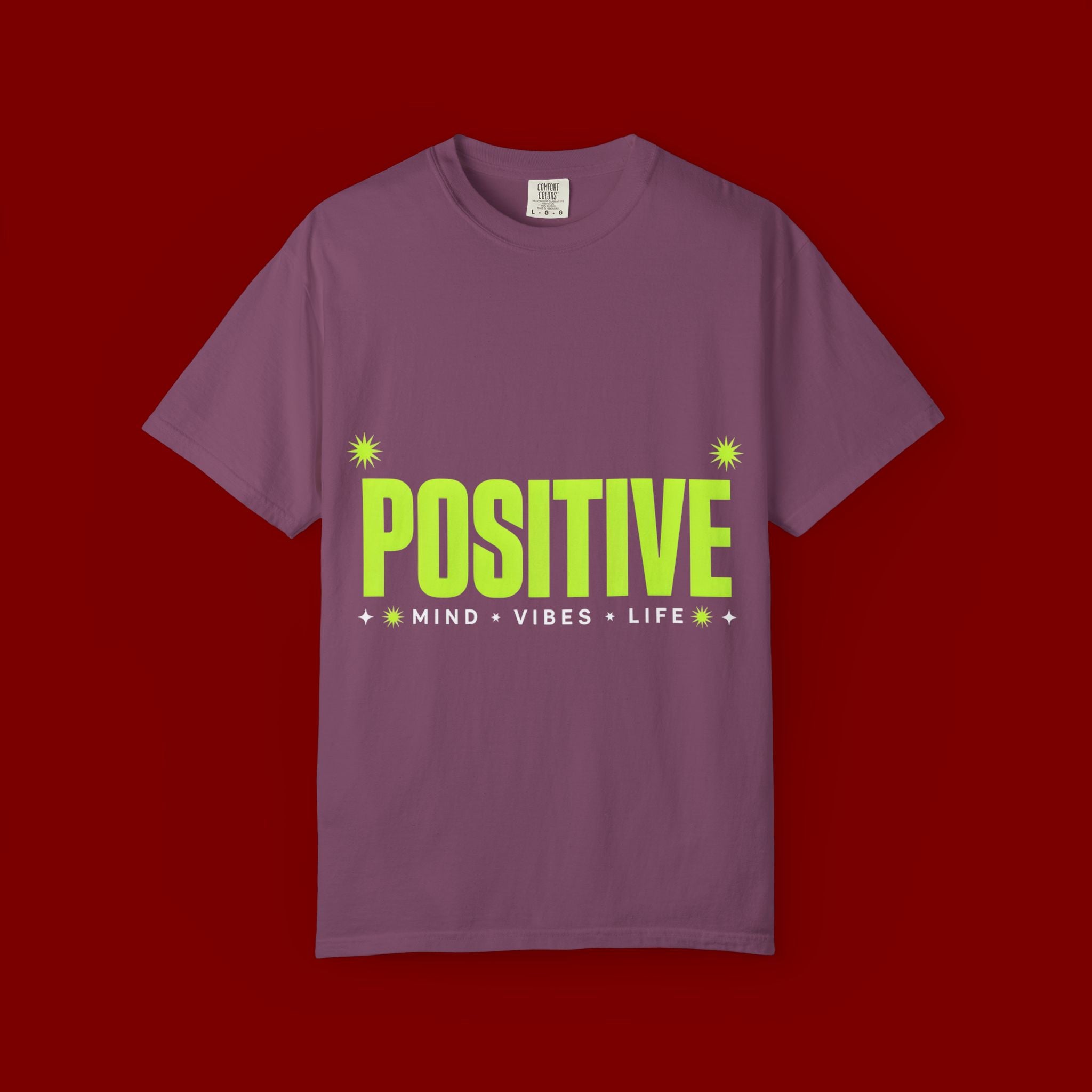 Positive Mind Vibes T-Shirt — Graphic Motivational Tee