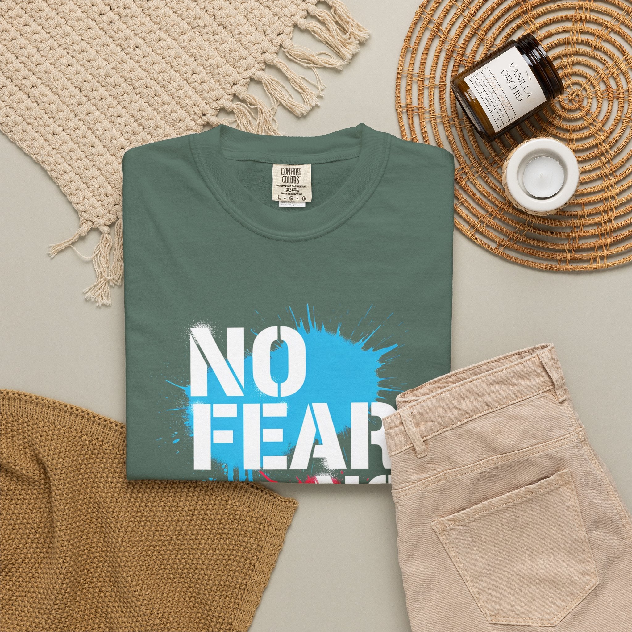 No Fear No Limits No Excuses T-Shirt — Motivational Graphic Tee