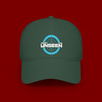 Trust The Unseen Target Logo Baseball Cap — Low Profile Red Hat