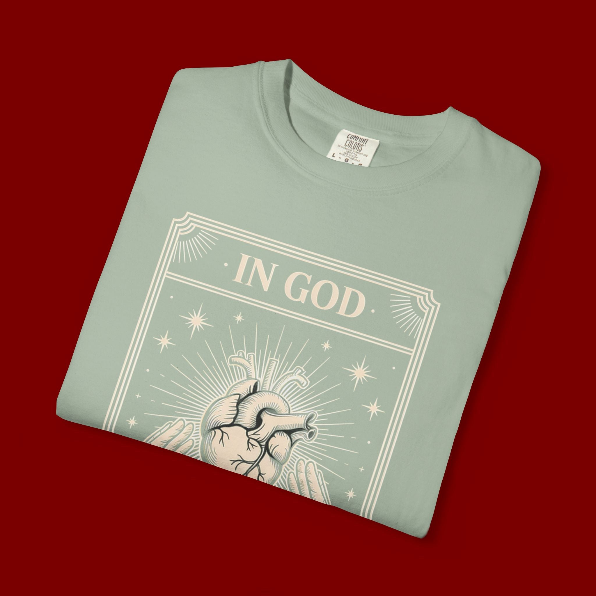 In God The Heart Finds Peace T-Shirt — Faith Graphic Tee