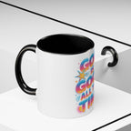 God Is Good All The Time Accent Coffee Mug — Inspirational Christian Coffee Cup (11/15oz)