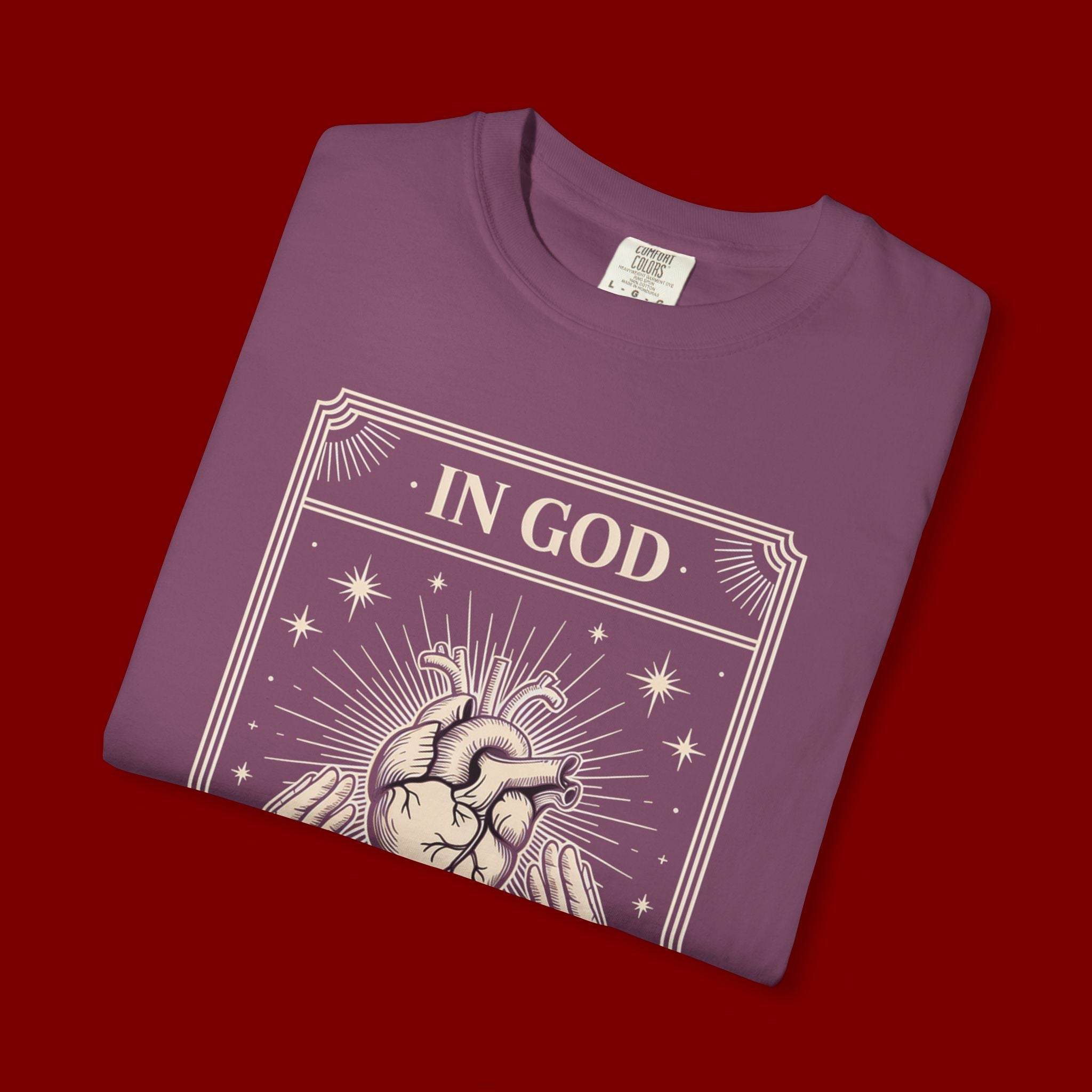 In God The Heart Finds Peace T-Shirt — Faith Graphic Tee