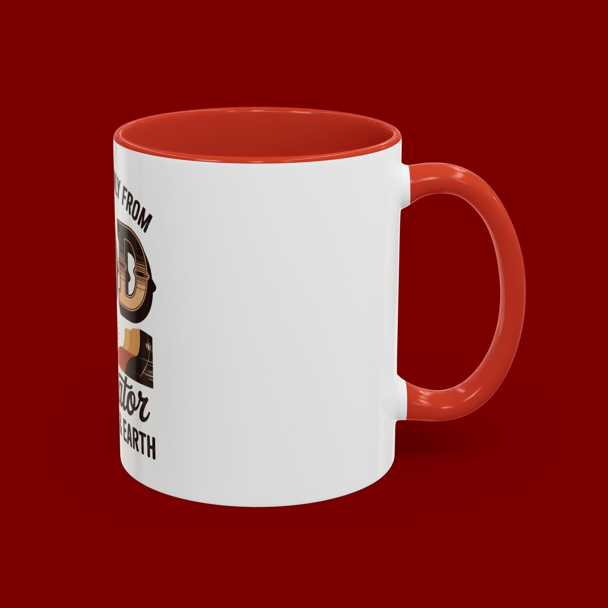 God-Themed Accent Coffee Mug – "My Help Is Only From God, The Creator of Heavens & Earth"