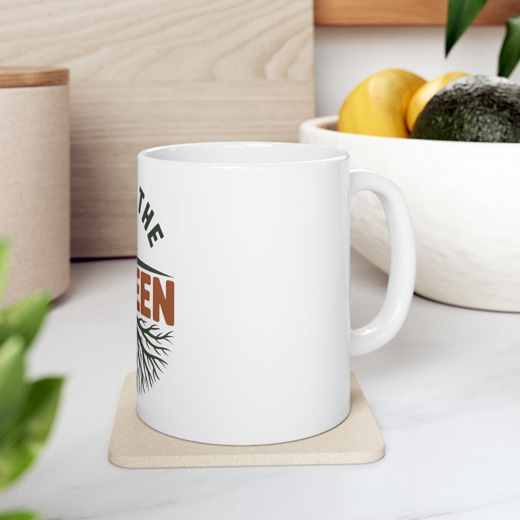 Trust the Unseen Ceramic Mug — Inspirational Tree & Roots Coffee Cup (11oz/15oz)