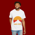 And Pray Mountain Sunset T-Shirt