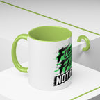 Accent Coffee Mug — "Fueled by Faith Not Fear" Inspirational Ceramic Mug (11/15 oz)