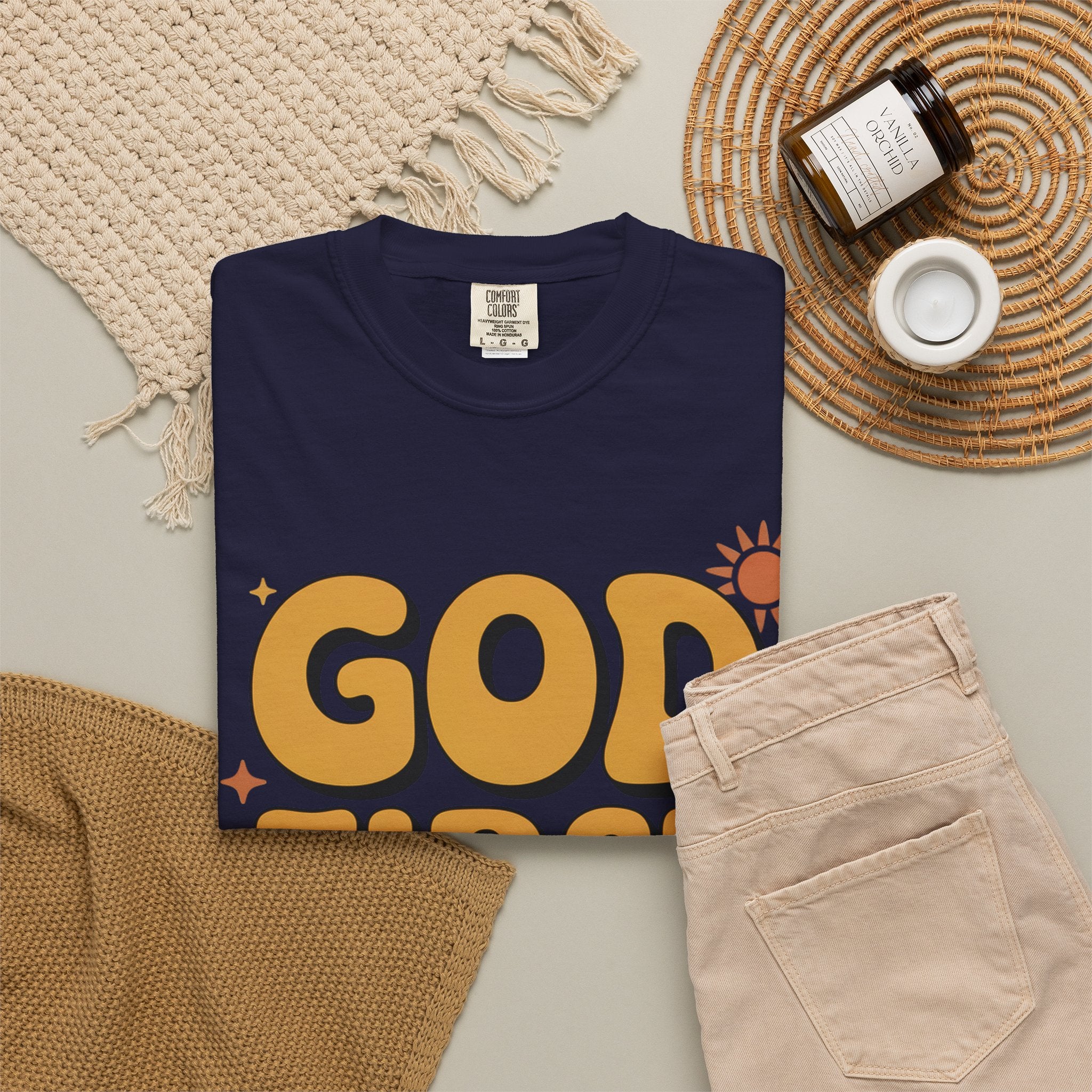 God First Bro T-Shirt — Retro Christian Faith Tee