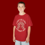 Kids T-Shirt – "I Can't Go a Day Without God" Floral Lungs Christian Tee