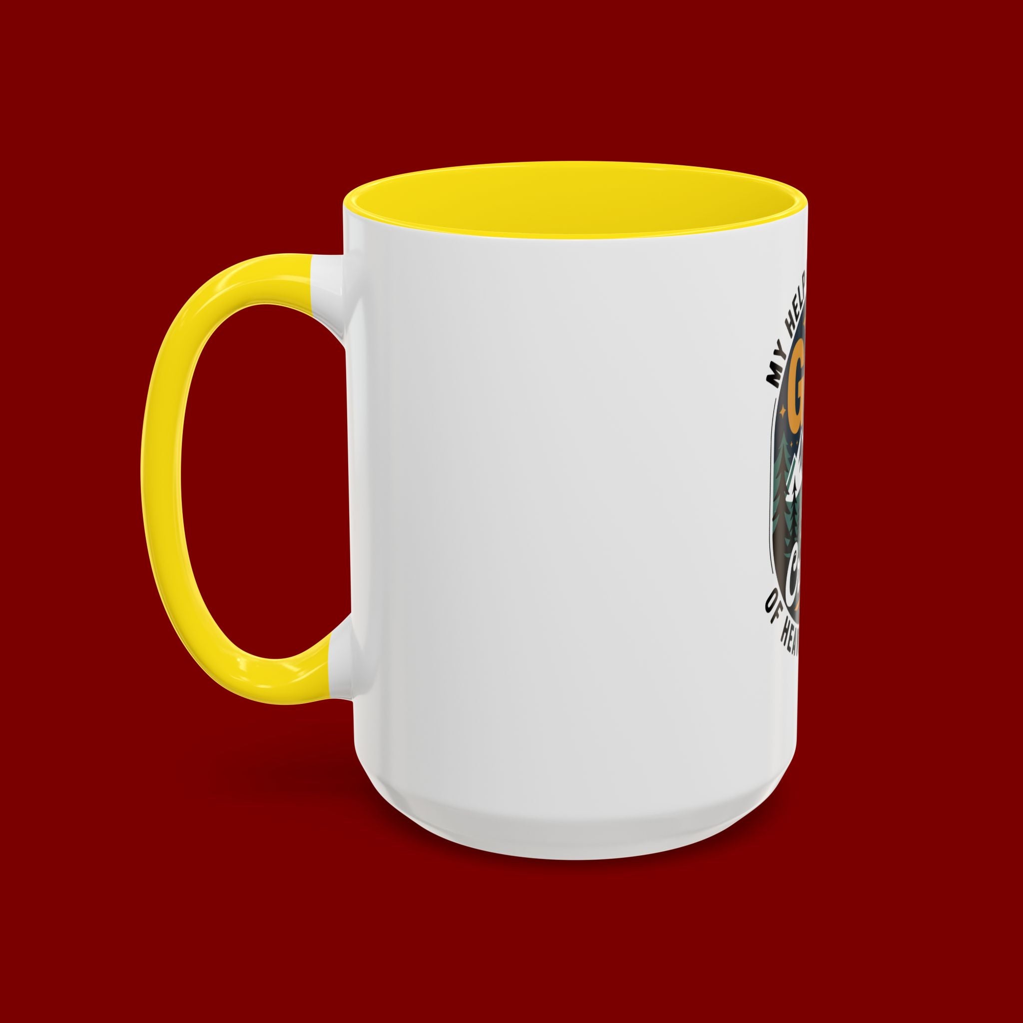 Christian Coffee Mug — “My Help Is Only From God The Creator” Accent Mug