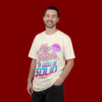 Faith T-Shirt — "My Faith in God Is Solid" Retro Graphic Tee