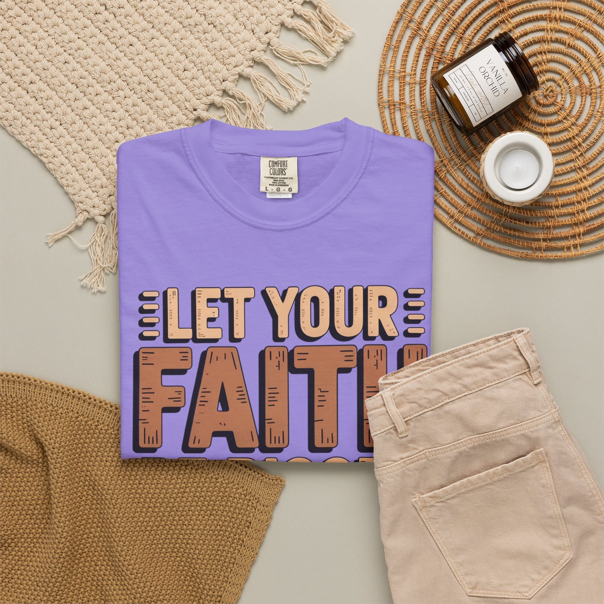 Faith Over Fear T-Shirt — Inspirational Christian Graphic Tee