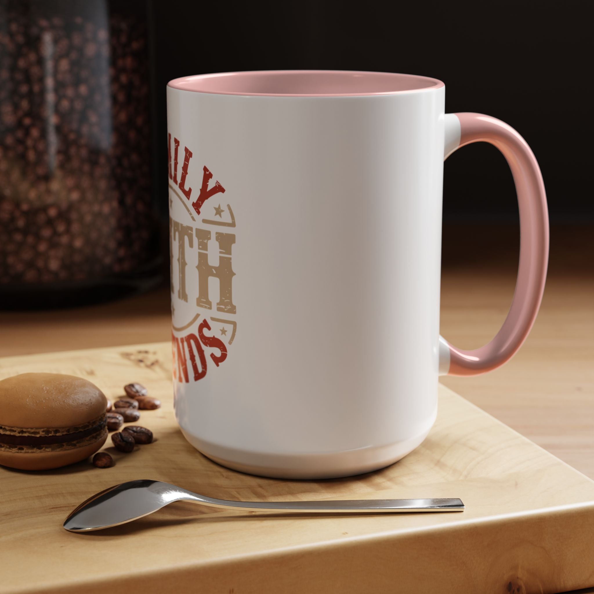 Faith Family Friends Accent Coffee Mug – Inspirational Religious Gift (11/15oz)