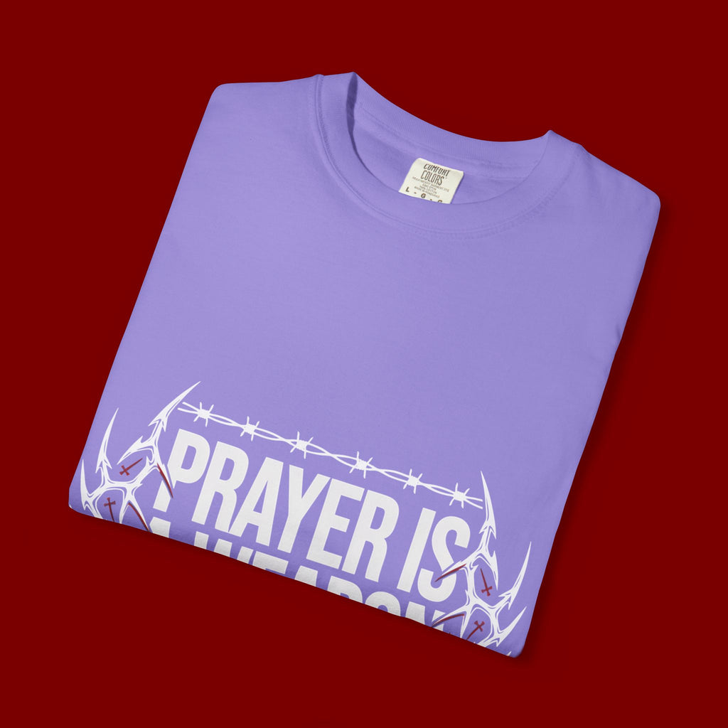 Prayer Is A Weapon T-Shirt — Christian Faith Graphic Tee