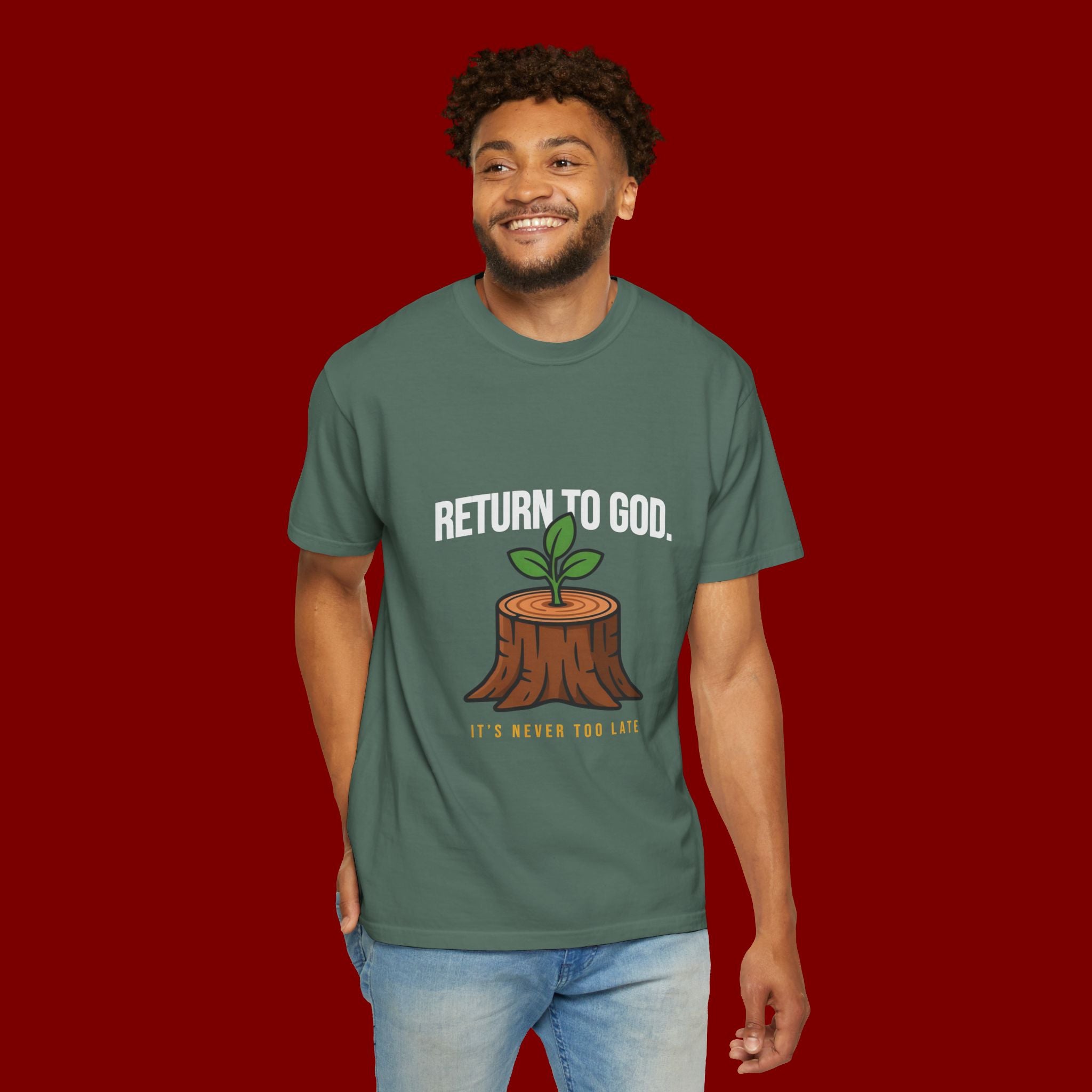 T-Shirt — "Return to God" Seedling Graphic Tee