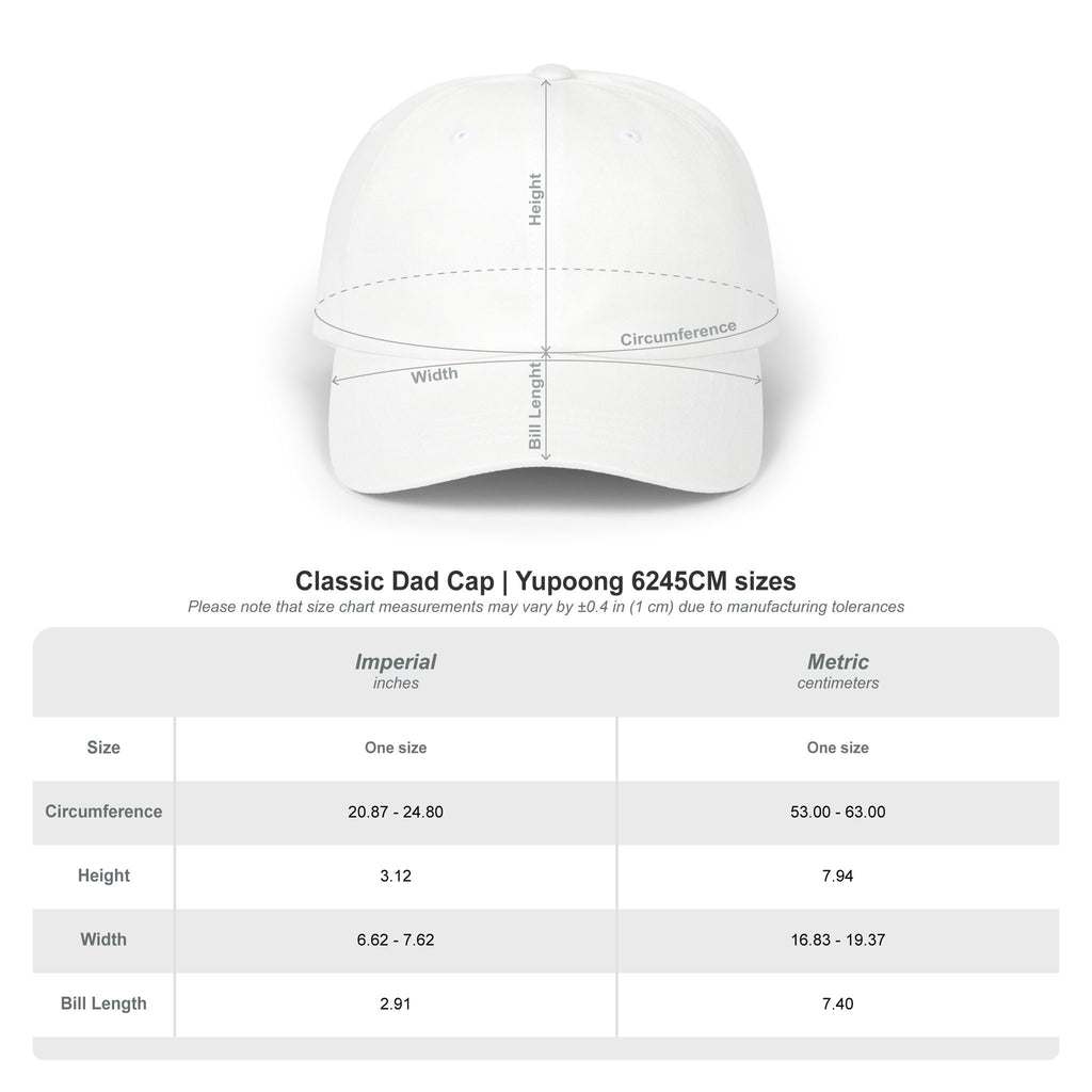 Dad Cap — Minimal Green Plant Drip Embroidered Hat