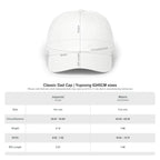 Dad Cap — Minimal Green Plant Drip Embroidered Hat