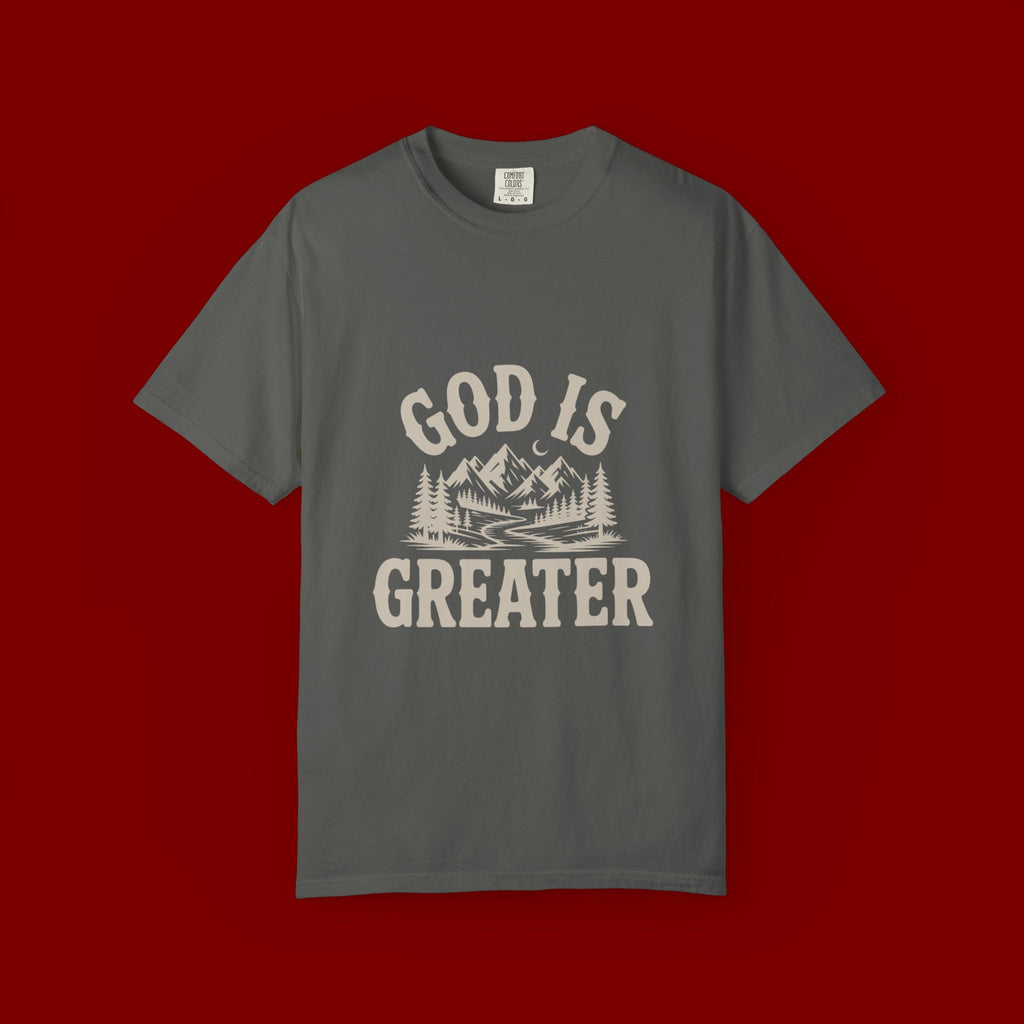 God Is Greater Mountain T-Shirt
