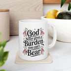 Ceramic Mug - 'Mama Bear' Cute Floral Coffee Cup (11oz & 15oz)