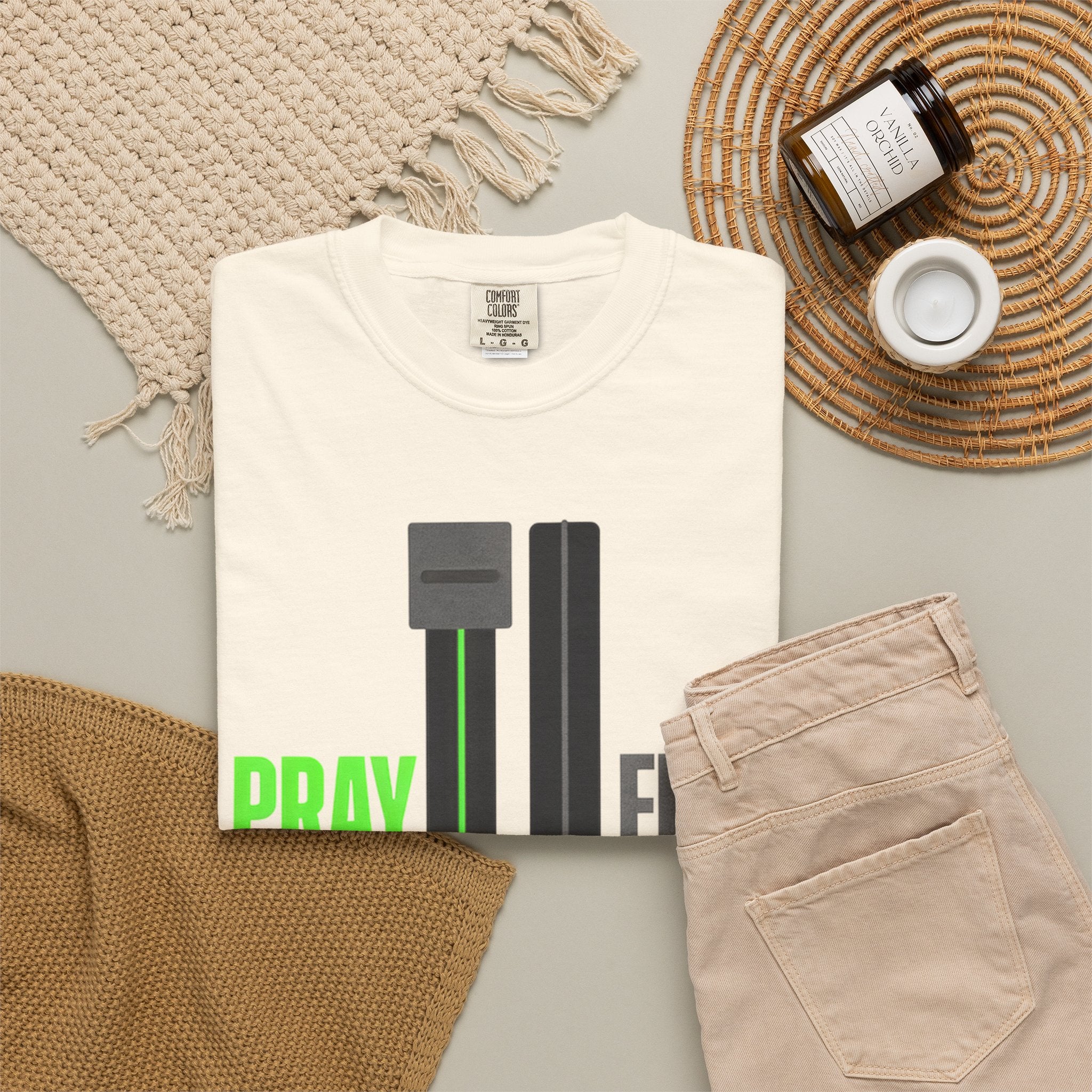 Pray More Fear Less T-Shirt — Inspirational Faith Graphic Tee
