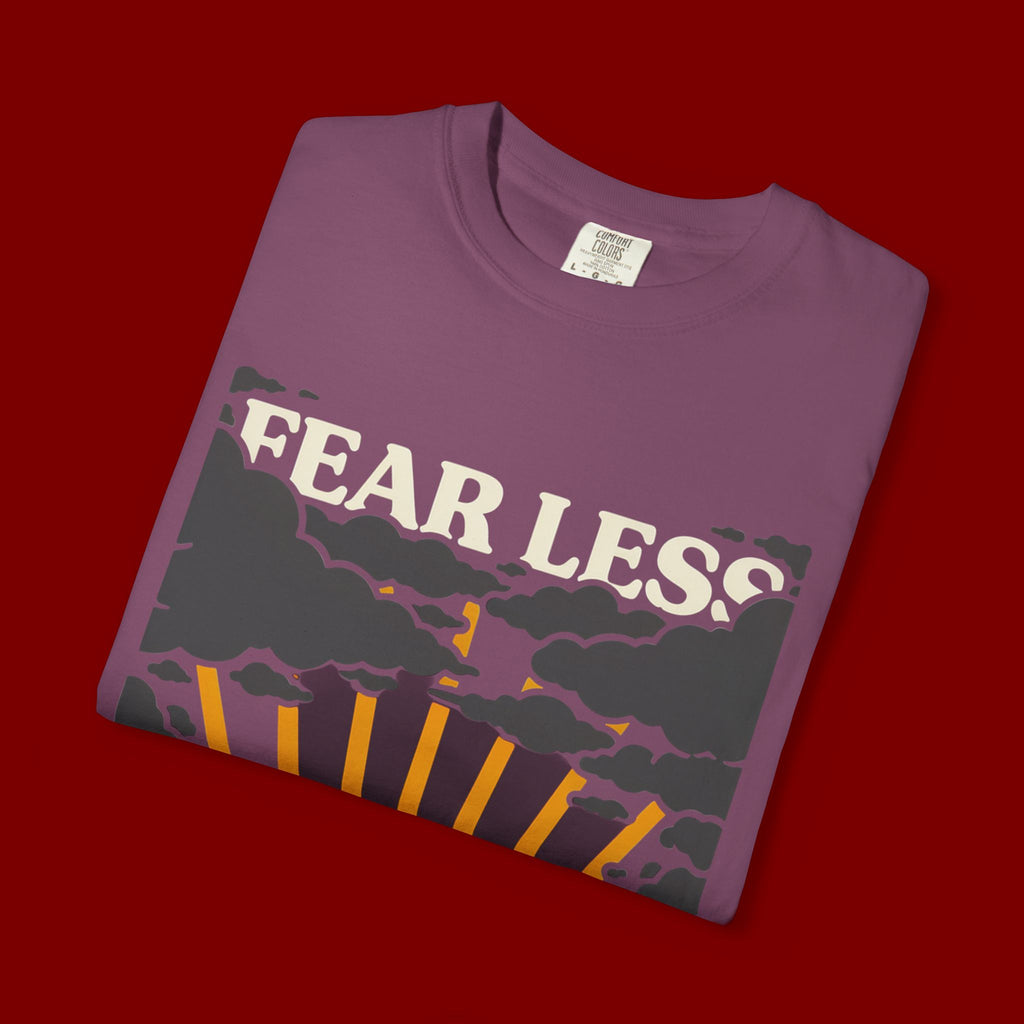 Fear Less Pray More T-Shirt — Inspirational Christian Graphic Tee