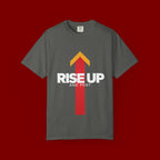 Arrow Up Graphic T-Shirt — Bold Upward Arrow Design