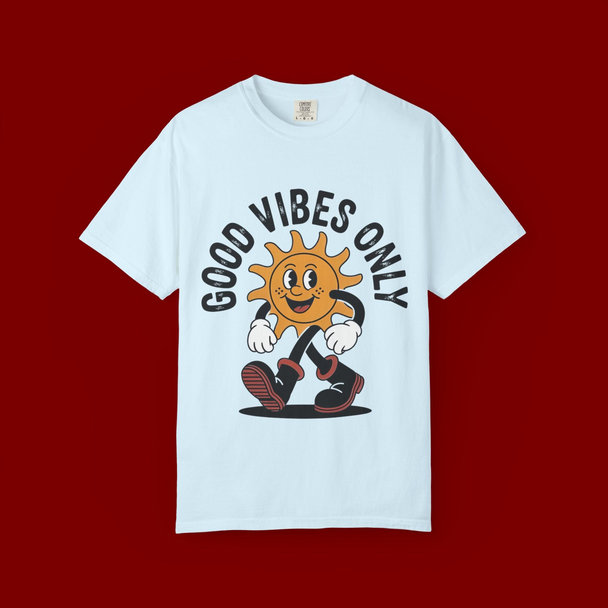 Good Vibes Only Sun Graphic T-Shirt