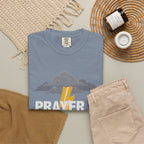 Prayer Is a Weapon T-Shirt — Christian Faith Lightning Graphic Tee