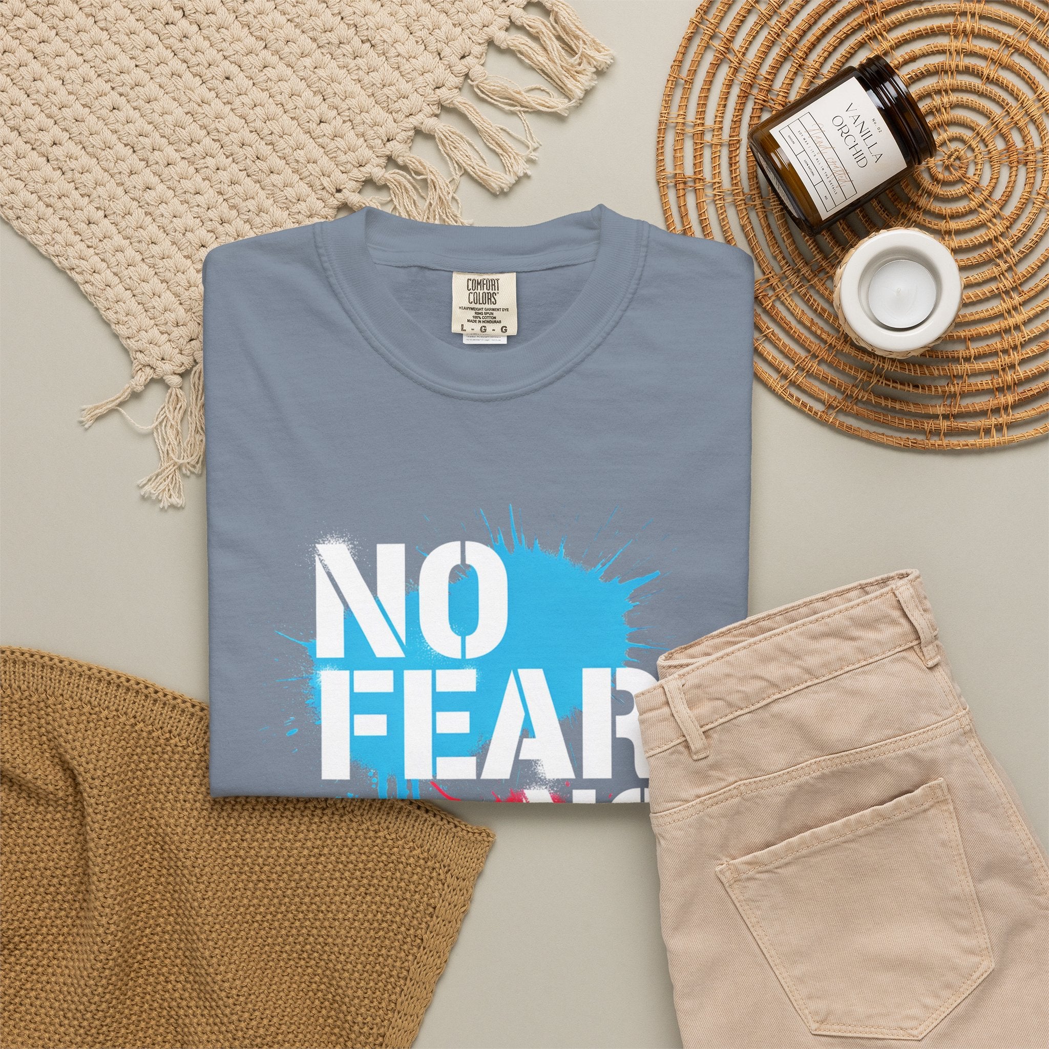 No Fear No Limits No Excuses T-Shirt — Motivational Graphic Tee