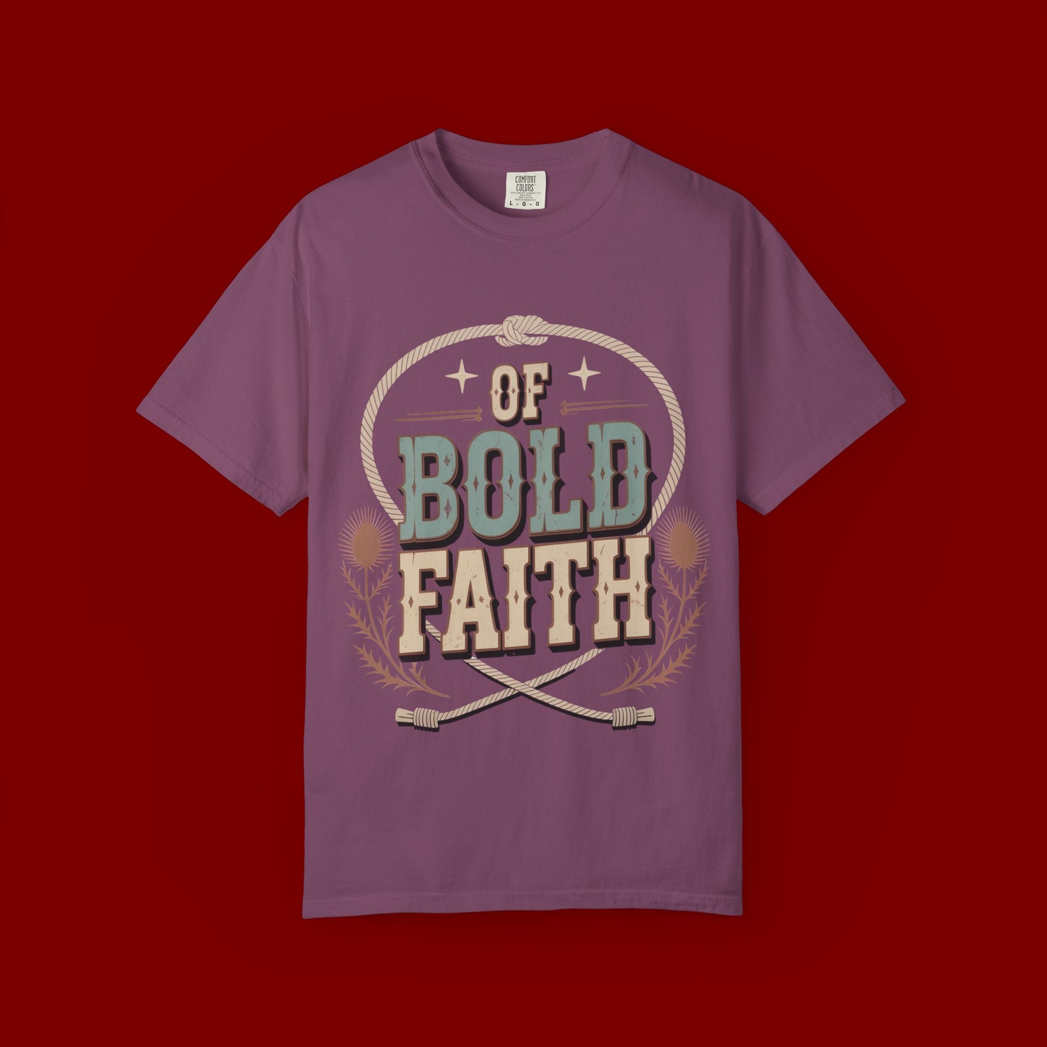 Bold Faith T-Shirt — Vintage Faith Graphic Tee