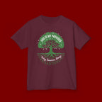 Kids Tee — "God Is My Provider" Tree of Faith Christian Shirt