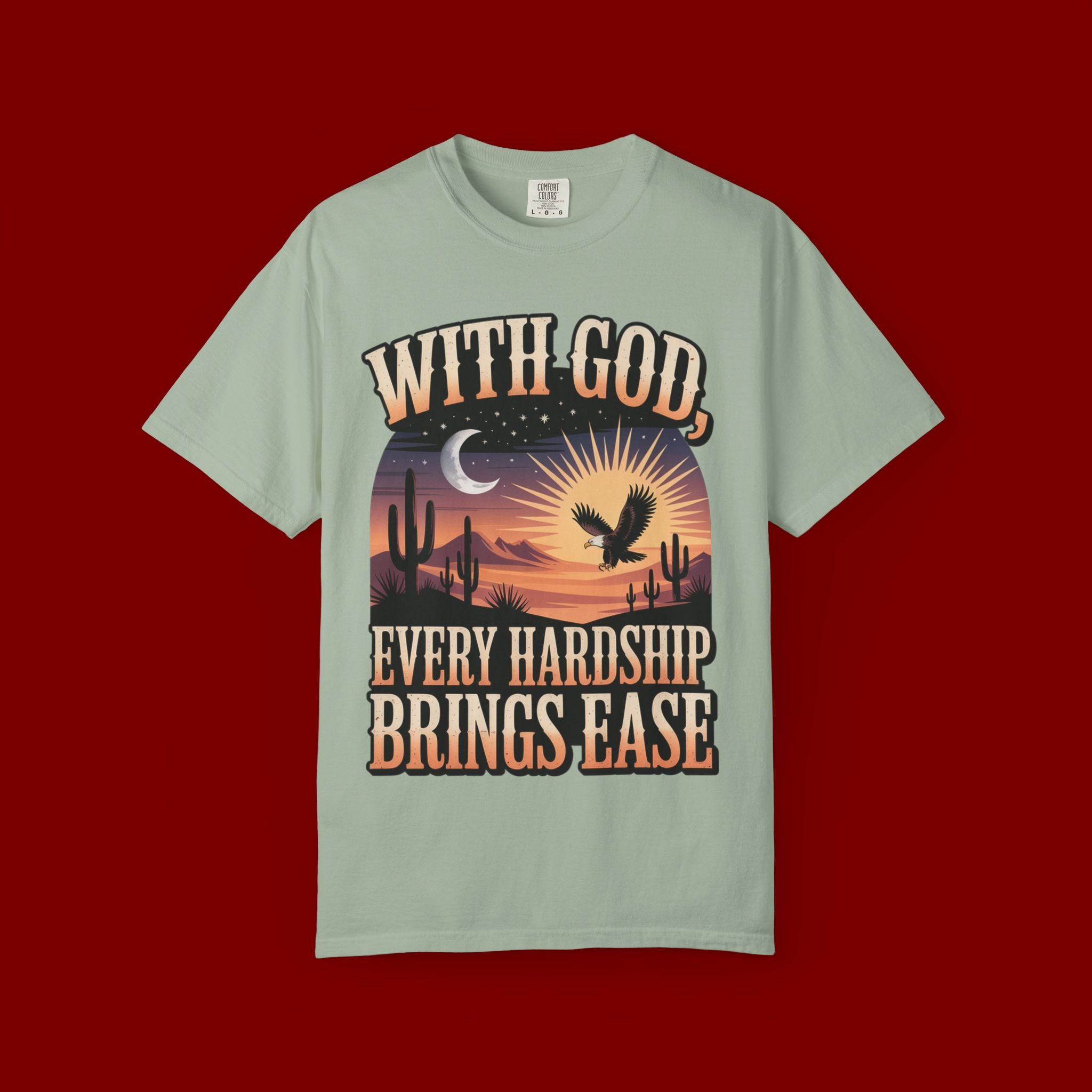 With God Every Hardship Brings Ease T-Shirt