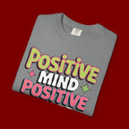 Positive Mind Positive Vibes Positive Life T-Shirt — Retro Smile Graphic Tee