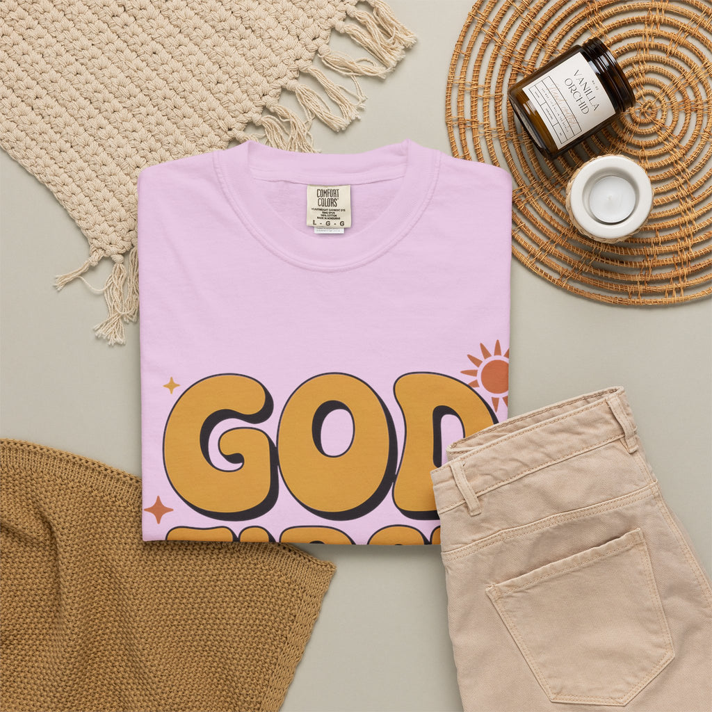 God First Bro T-Shirt — Retro Christian Faith Tee