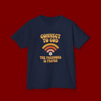 Kids Tee - "Connect to God" WiFi Prayer Graphic Shirt