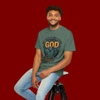God The Creator T-Shirt — My Help Is Only From God Christian Mountain Faith Tee