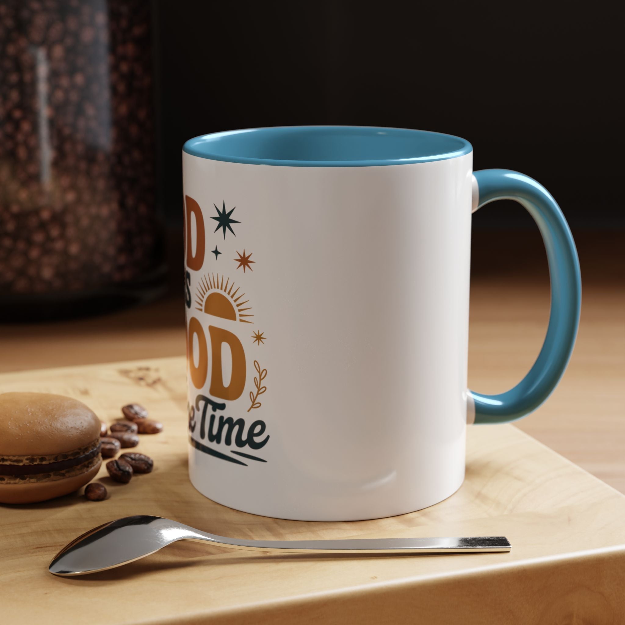 Praise the Lord Coffee Mug – Retro Christian Faith Accent Mug (11/15oz)