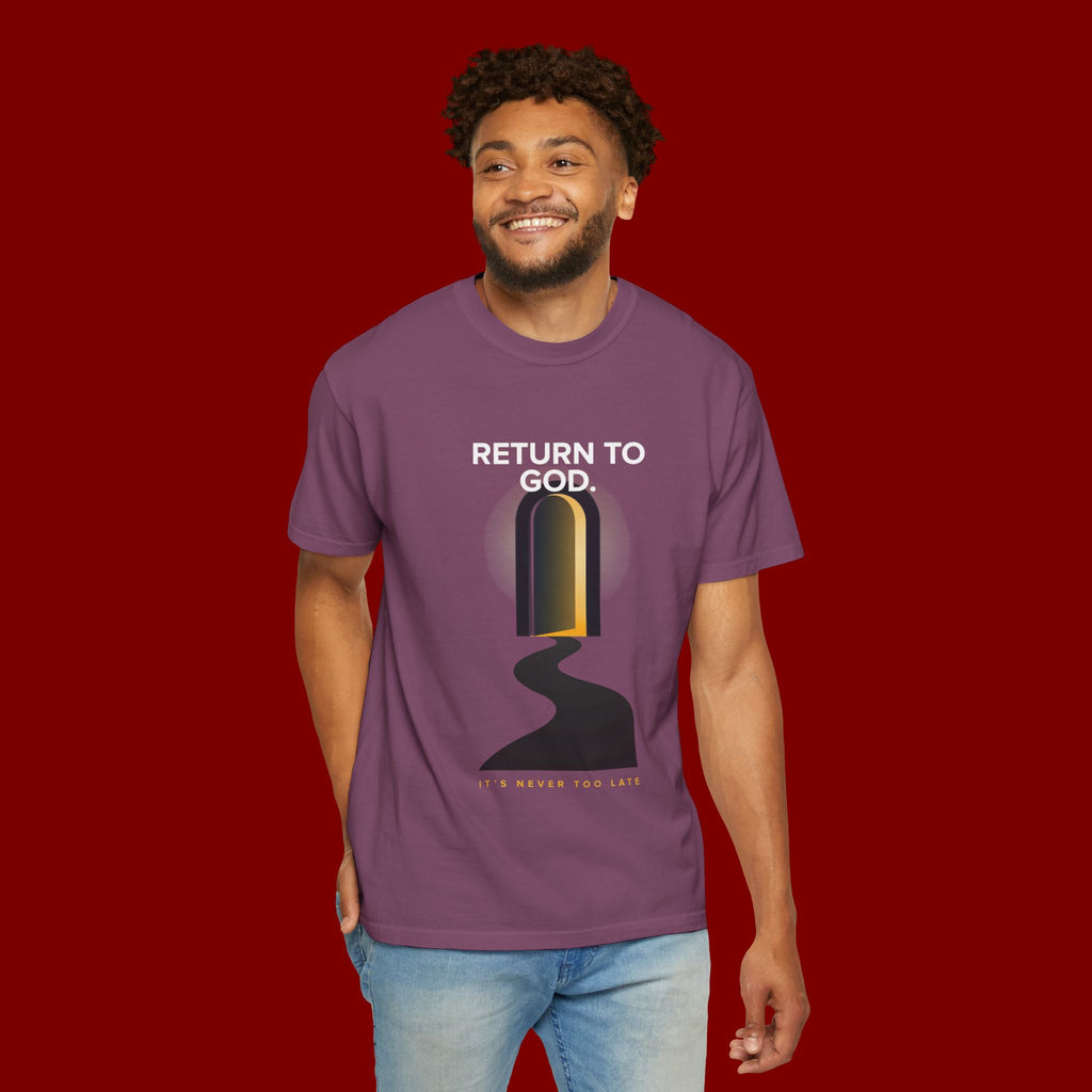 Mystic Doorway T-Shirt — Golden Arch Path Graphic Tee