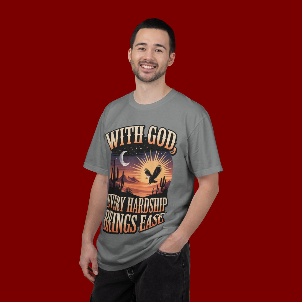 With God Every Hardship Brings Ease T-Shirt