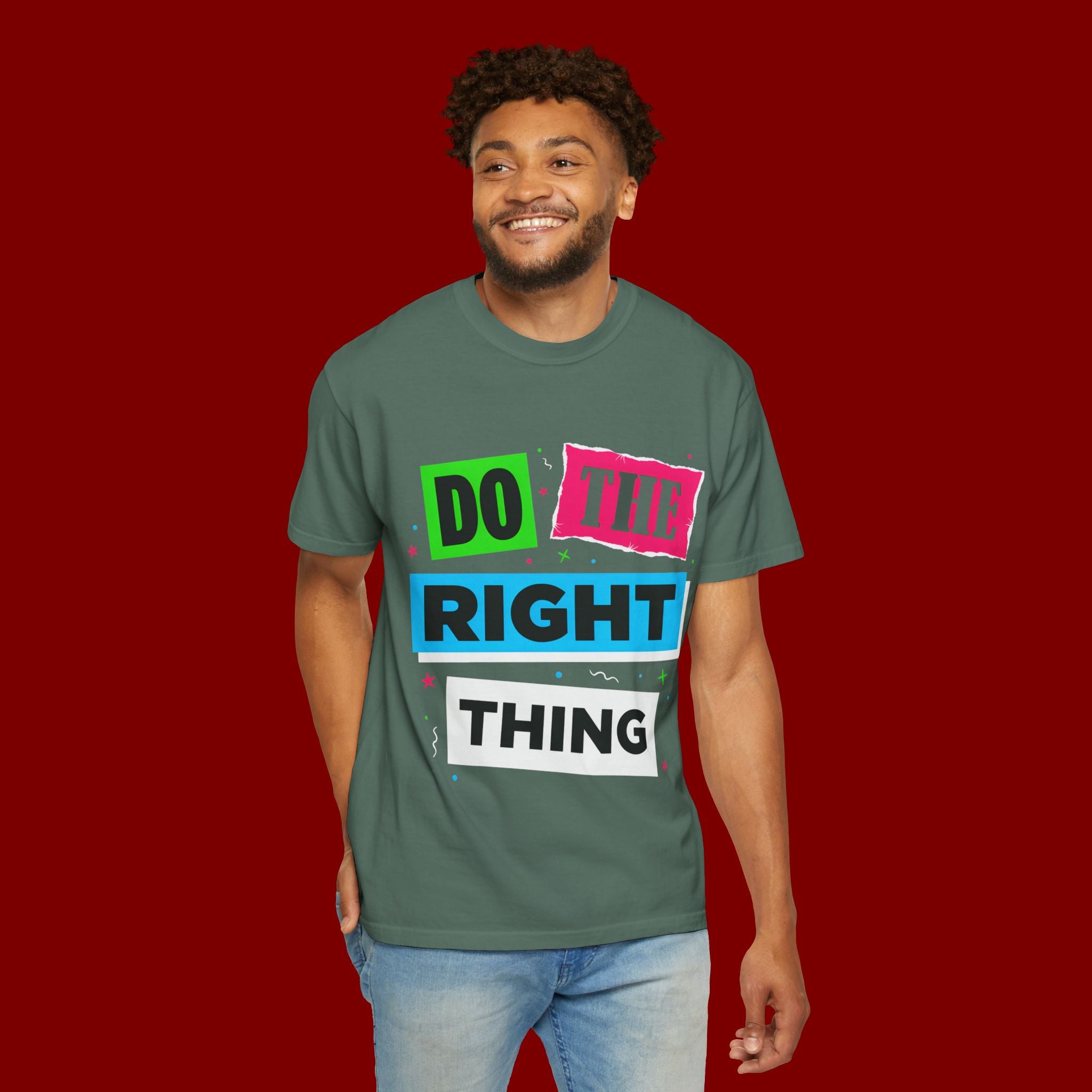 Do The Right Thing T-Shirt — Bold Retro Graphic Tee