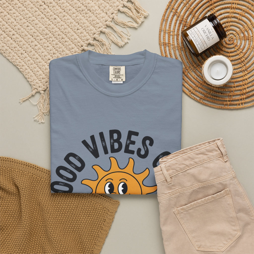 Good Vibes Only Sun Graphic T-Shirt