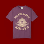 God Will Always Make A Way T-Shirt — Compass Christian Faith Graphic Tee