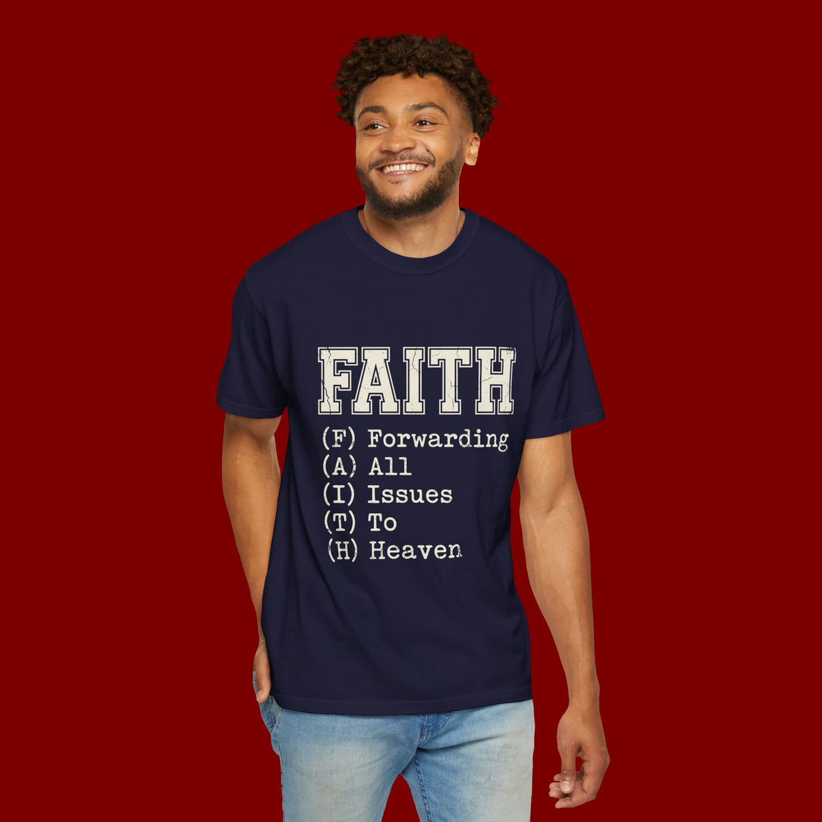 Faith Graphic T-Shirt — Minimalist Inspirational Tee