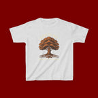 Autumn Oak Tree Kids T‑Shirt — Cozy Fall Nature Tee for Children