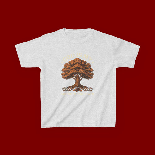 Autumn Oak Tree Kids T‑Shirt — Cozy Fall Nature Tee for Children