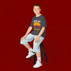 Kids Tee — "Rise Up and Pray" Mountain Sunrise Faith T‑Shirt