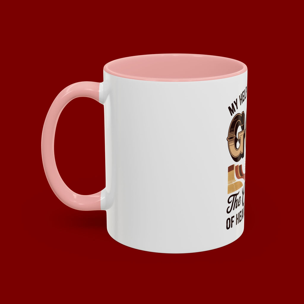 God-Themed Accent Coffee Mug – "My Help Is Only From God, The Creator of Heavens & Earth"